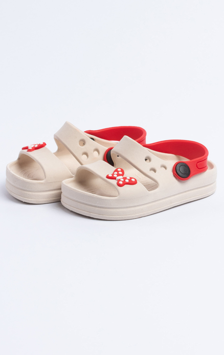 Sandália Laço Infantil Off-White